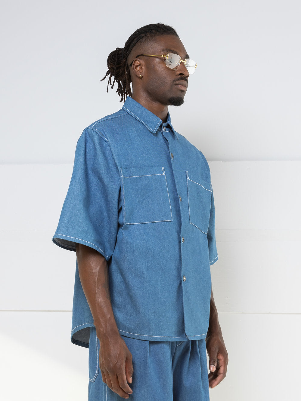 MERCY HOUSE Chemise Theodore denim