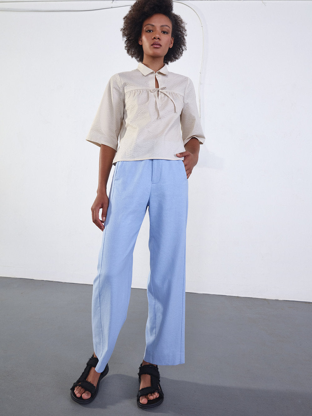 DAGG & STACEY Colette Pant Ice Blue
