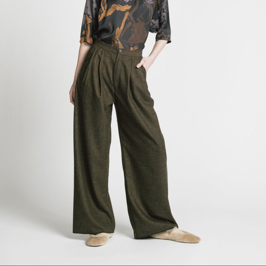 ALLISON WONDERLAND Memory pants herringbone