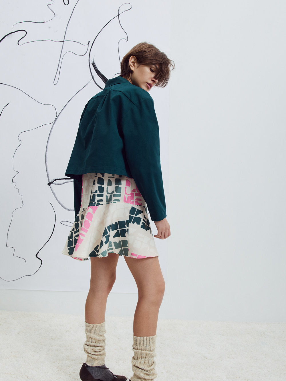 EVE GRAVEL Veste Zaria émeraude