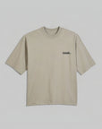GANK - T-Shirt Boxy Sable Brodé Noir