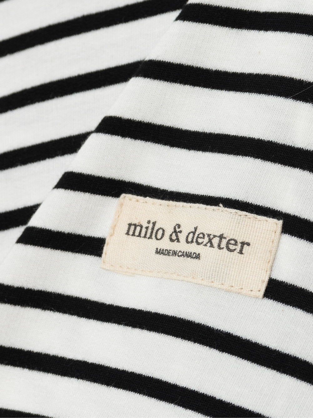 MILO & DEXTER Heritage St John T-shirt marin en noir