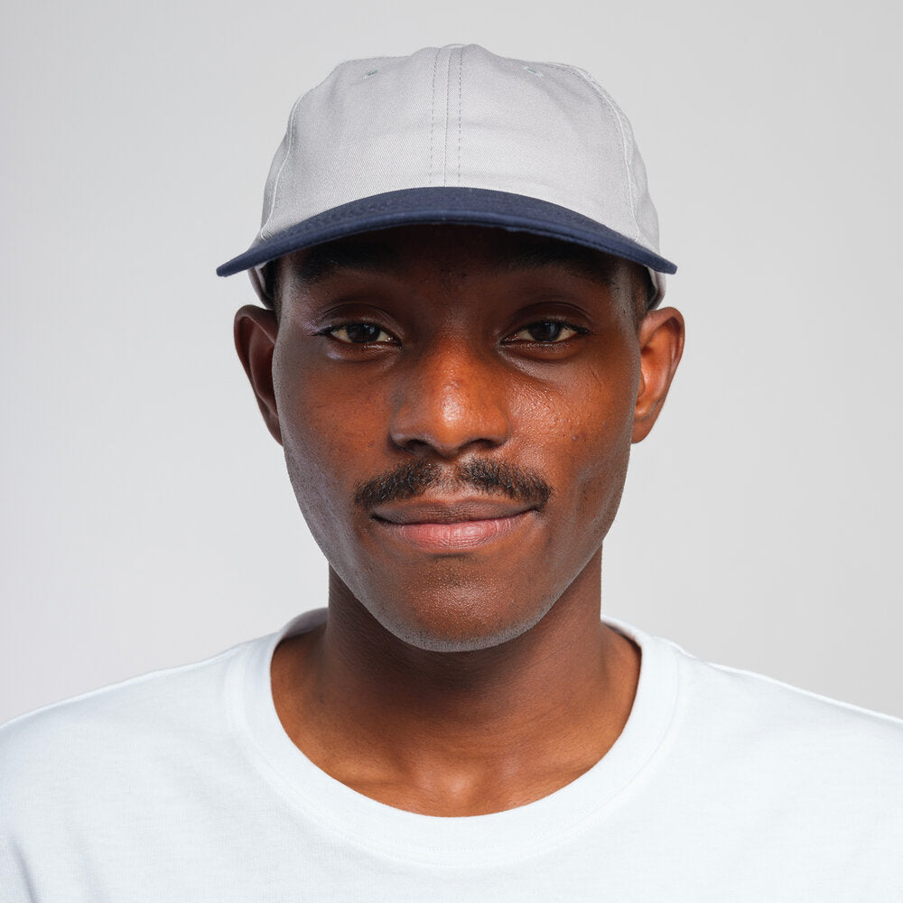 Casquette bicolore unisexe - Gris & marine