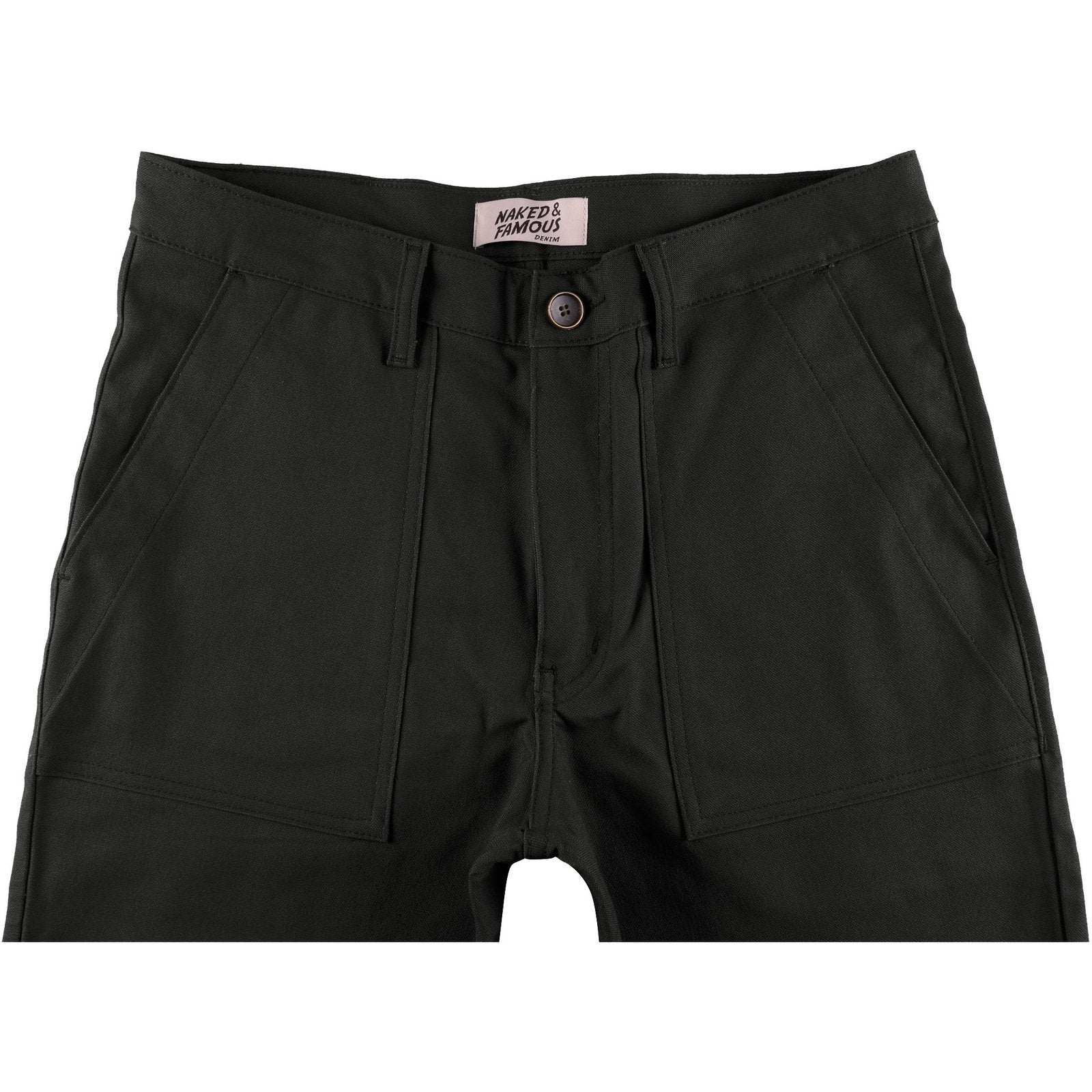 NAKED & FAMOUS Work jean en stretch noir