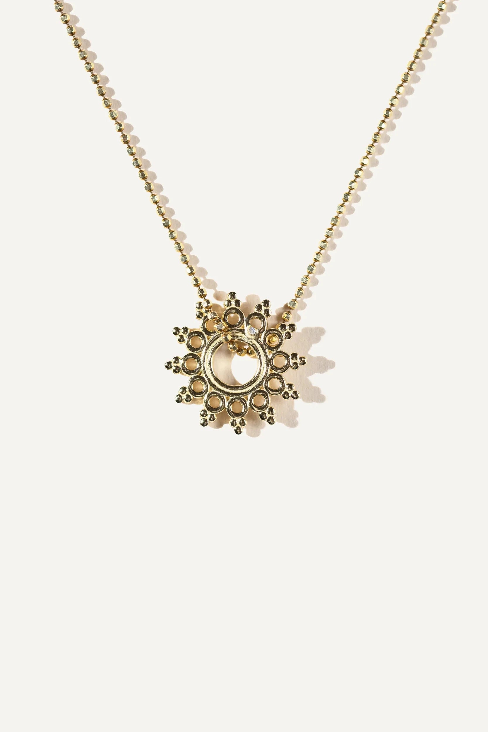 BOA SAVITRI necklace in gold vermeil