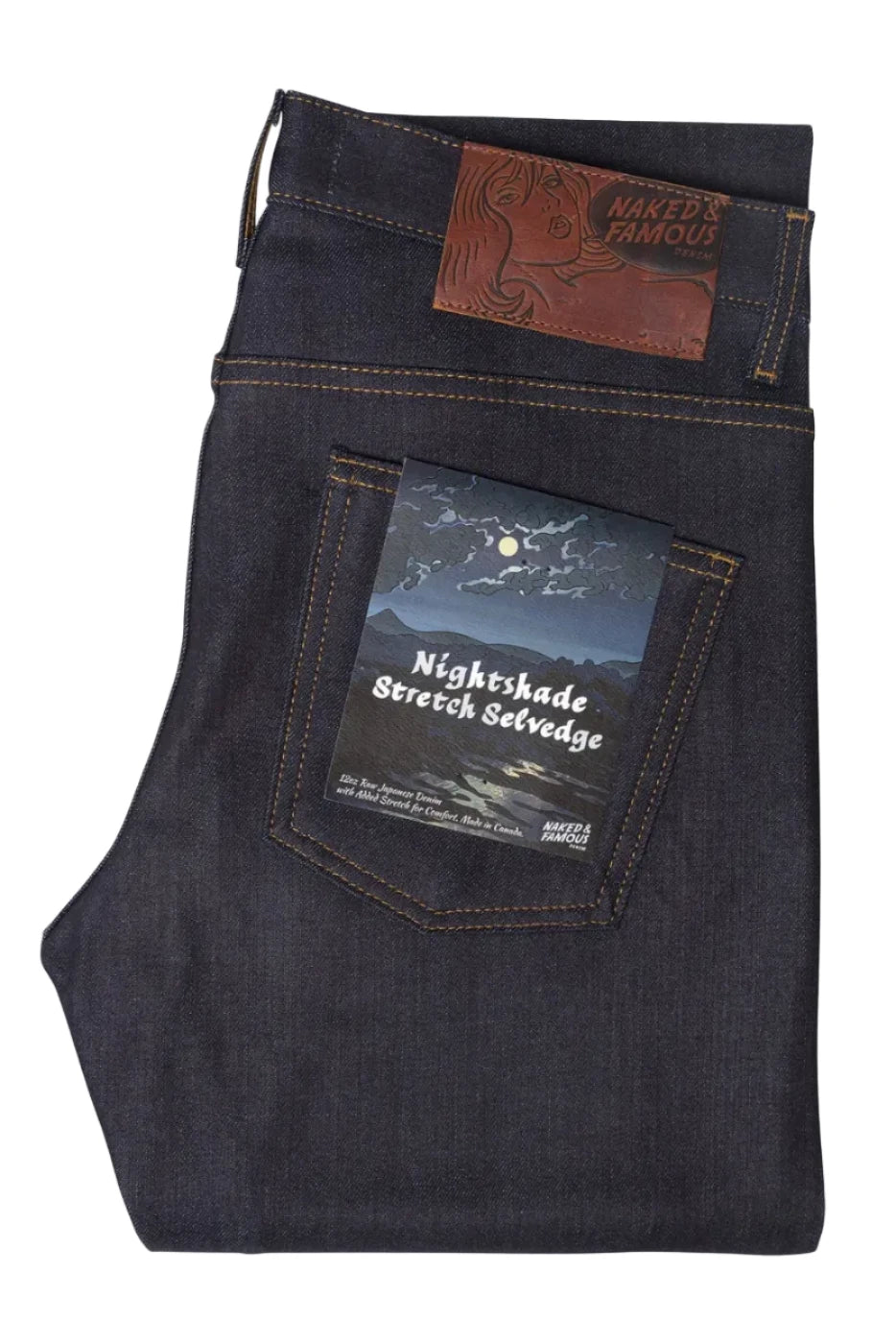 Naked &amp; Famous Strong Guy Jeans - Nightshade Stretch Selvedge