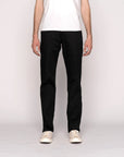 Naked & Famous Straight Chino - Black Stretch Twill