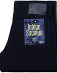 Naked & Famous Jean Denim Pleated Trouser - Indigo Sugiaya