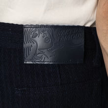 Naked &amp; Famous Jean Denim Pleated Trouser - Indigo Sugiaya