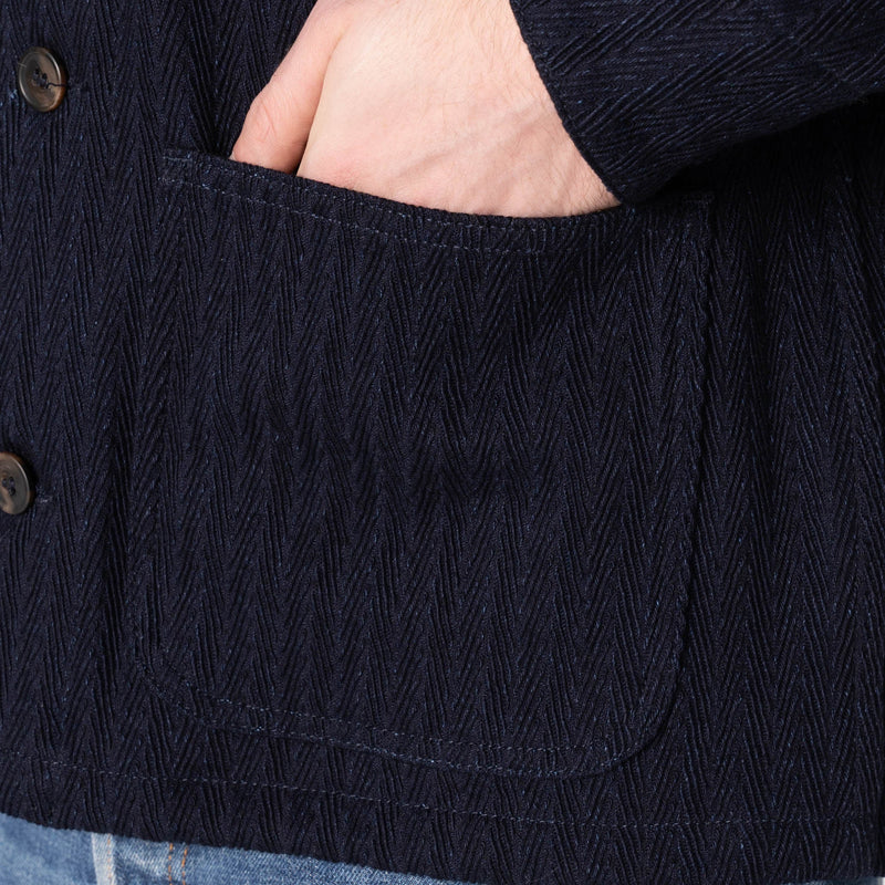 NAKED &amp; FAMOUS Chore Coat Indigo Sugiaya