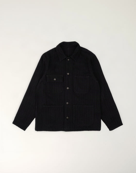 NAKED &amp; FAMOUS - Chore Coat - Black Sugiaya
