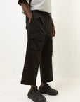 MERCY HOUSE Dionysus cropped cargo en noir