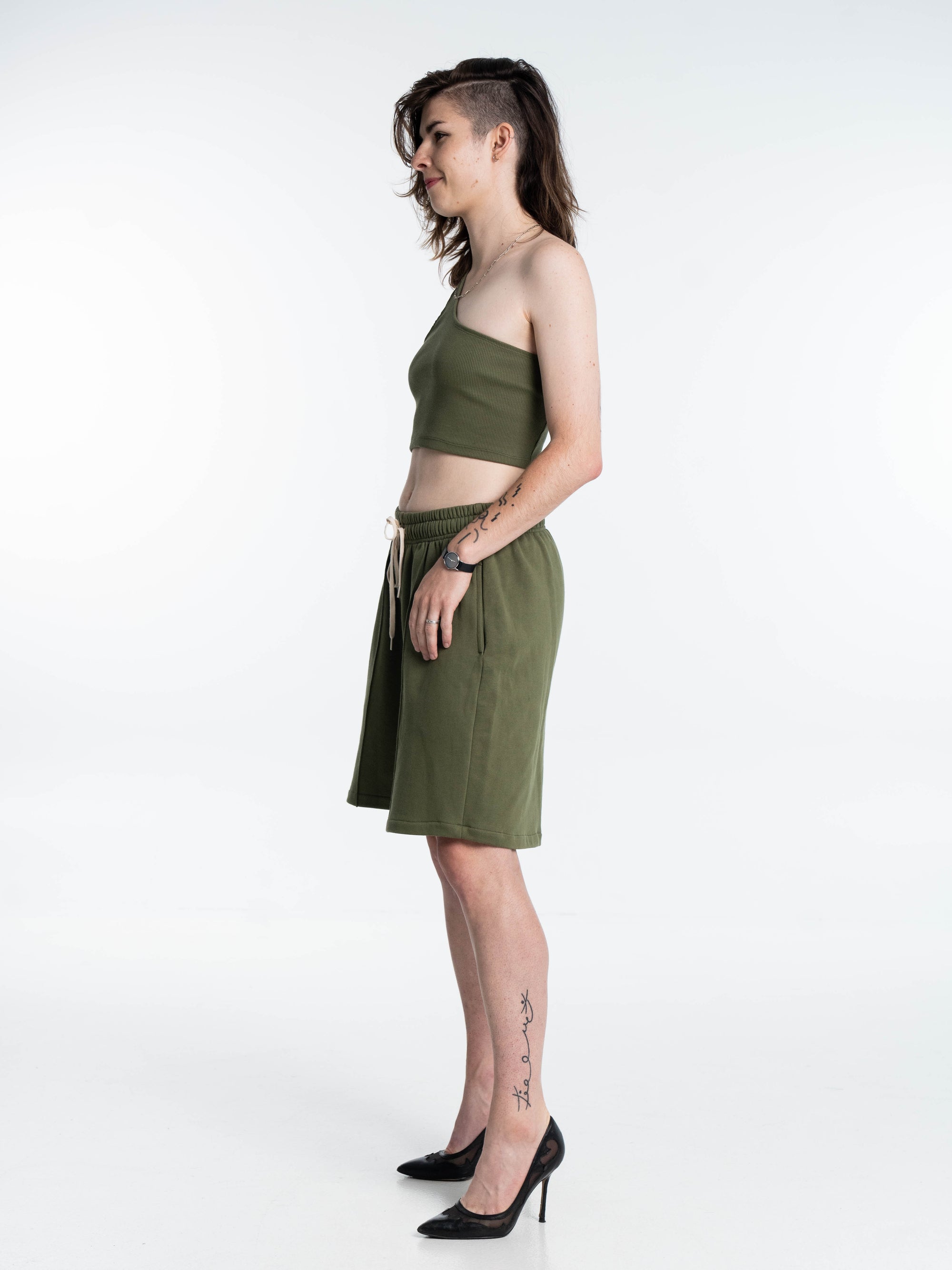 GANK short en olive