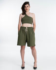 GANK short en olive