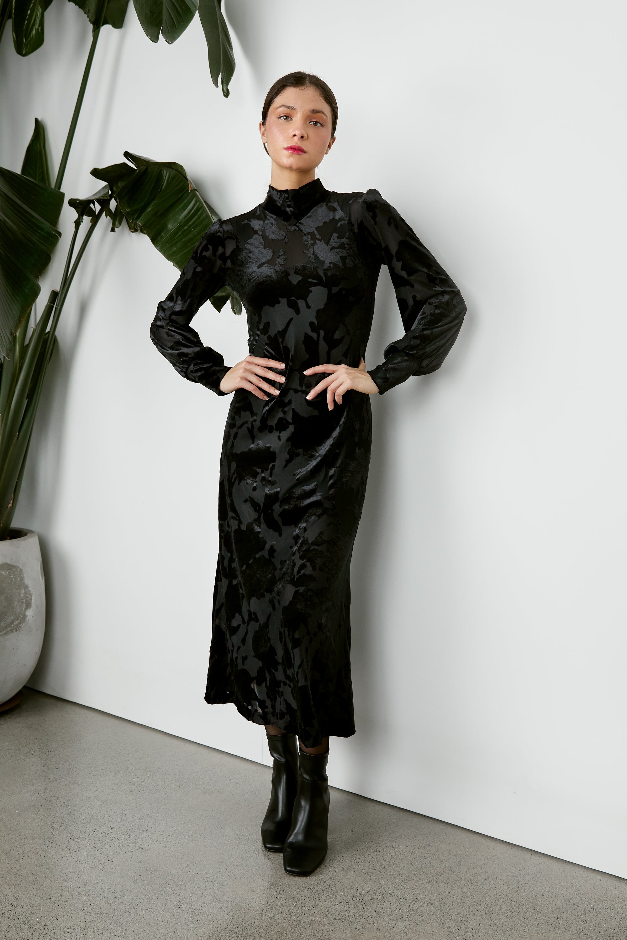 MARIGOLD Robe Kate longue noire