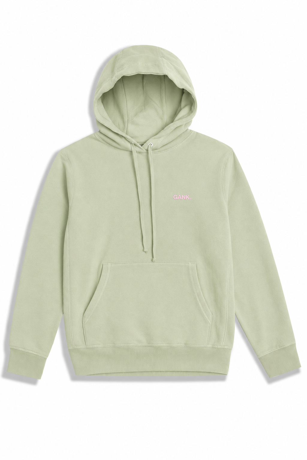 GANK Black Embroidered Olive Hoodie
