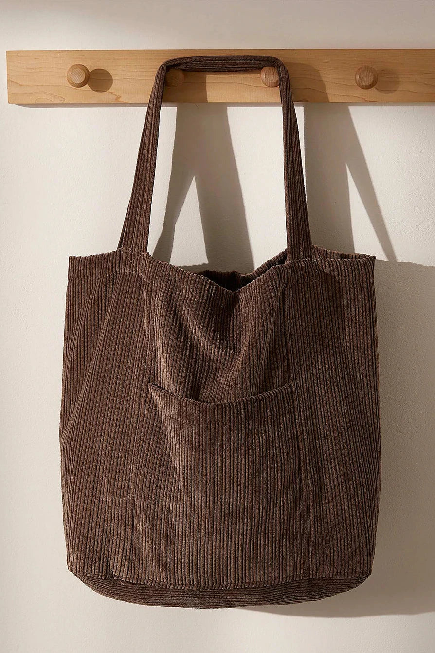 *MILO &amp; DEXTER Sac fourre-tout en Corduroy en light brown