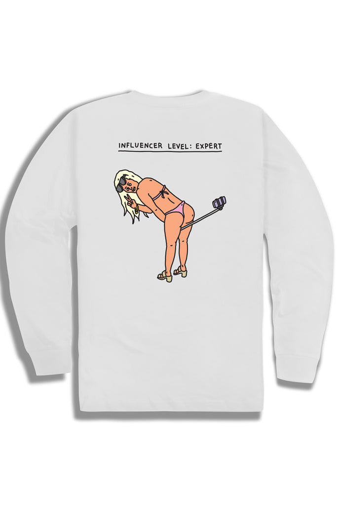 BROTHER MERLE Level expert t-shirt manche longue en blanc
