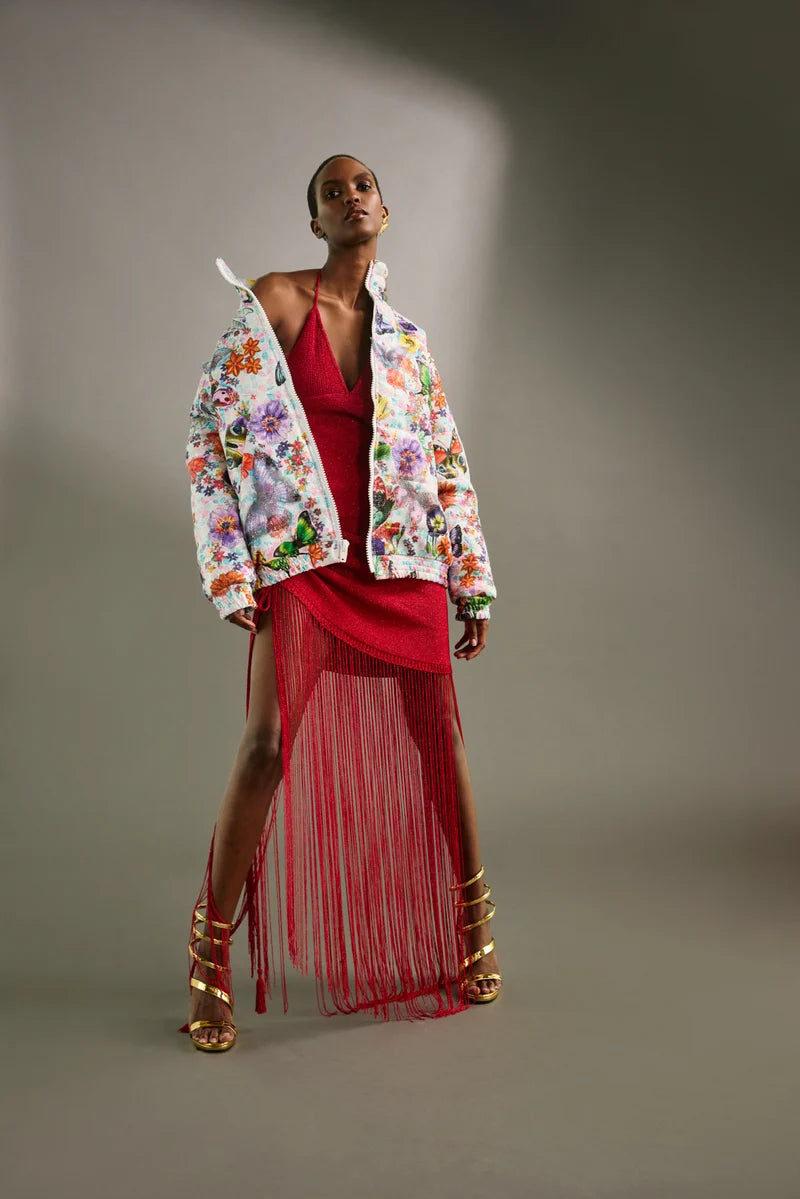 OSCAR MENDOZA - Puffer Glitter Print Insect