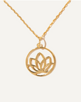 BOA Lotus collier en doré