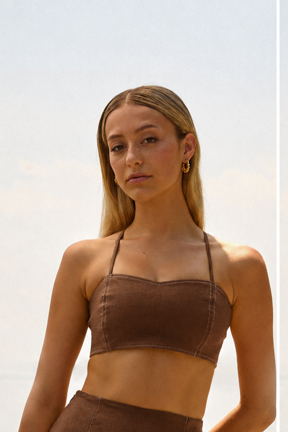 MARIGOLD Bustier Colombe Brun
