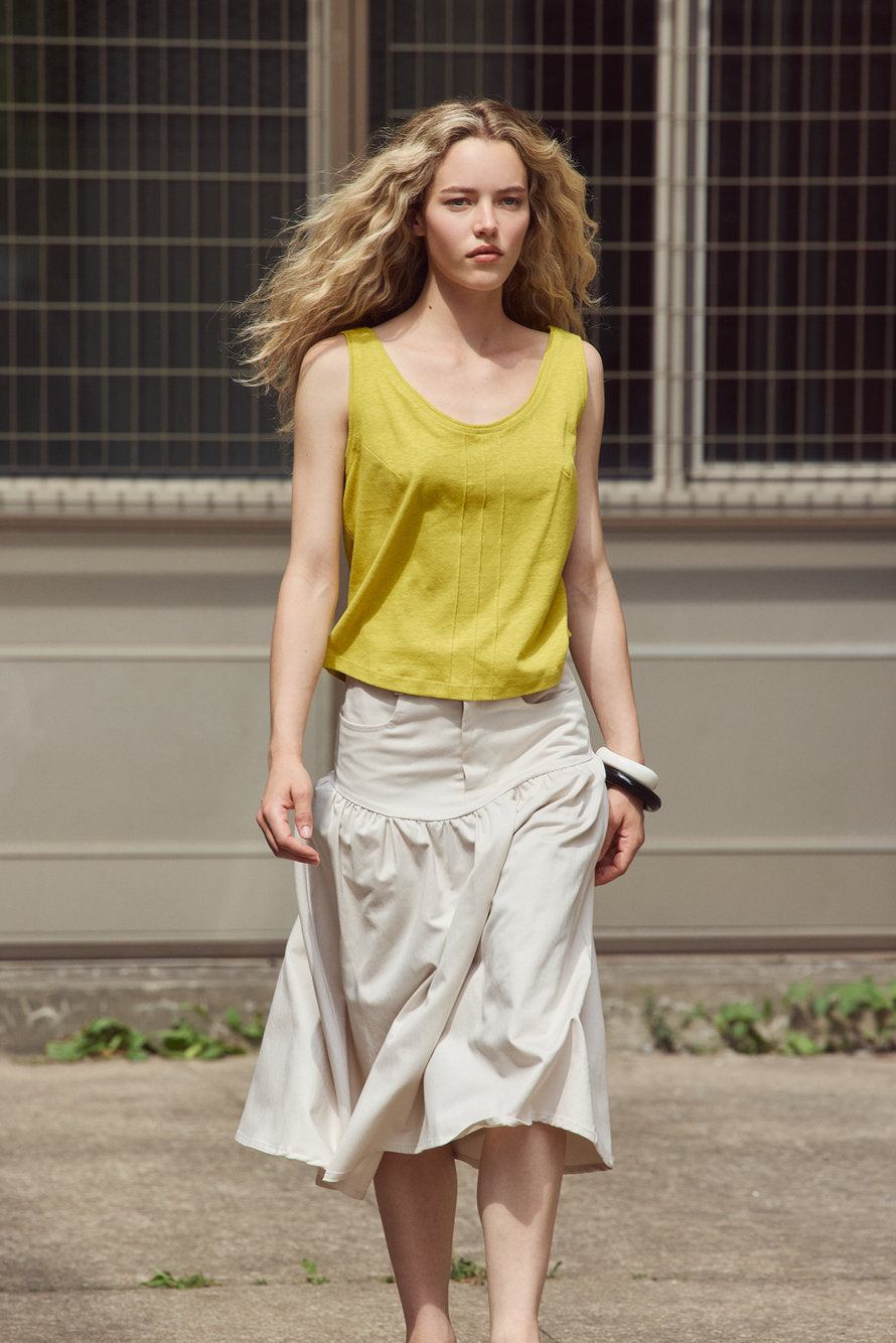 EVE GRAVEL jupe Kerry crème