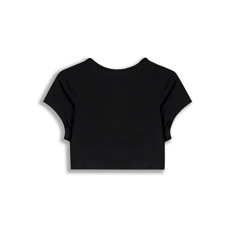GANK T-shirt crop en noir
