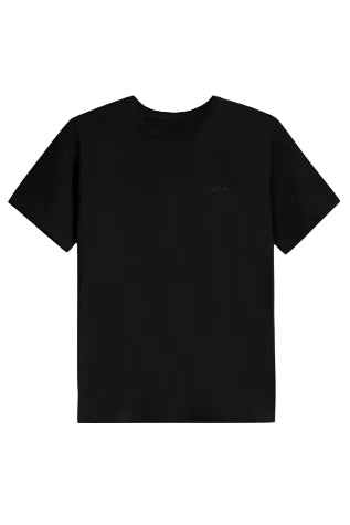 GANK T-Shirt noir brodé ton sur ton