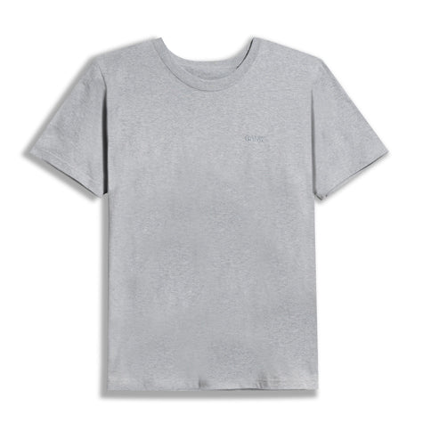 Tone on tone GANK embroidered t-shirt - Grey