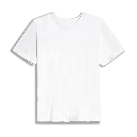 GANK T-Shirt blanc brodé ton sur ton
