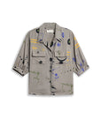 JENNIFER GLASGOW Shirt TREASURE imprimé gris