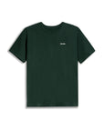 GANK T-Shirt Green Embroidered in Cream