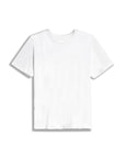 Tone on tone embroidered GANK T-shirt - White