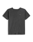 Tone on tone embroidered GANK T-shirt - Charcoal