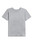 GANK T-Shirt gris brodé ton sur ton