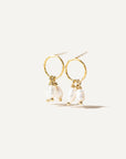 BOA boucles d'oreilles HASRA en or vermeil et argent