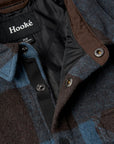 HOOKE Steel Blue and Brown Insulated Canadian Shirt 