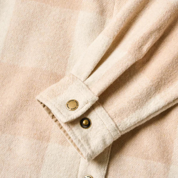 HOOKE Canadian Overshirt femme oatmeal &amp; tan