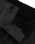 HORAI Chino stretch pantalon en noir