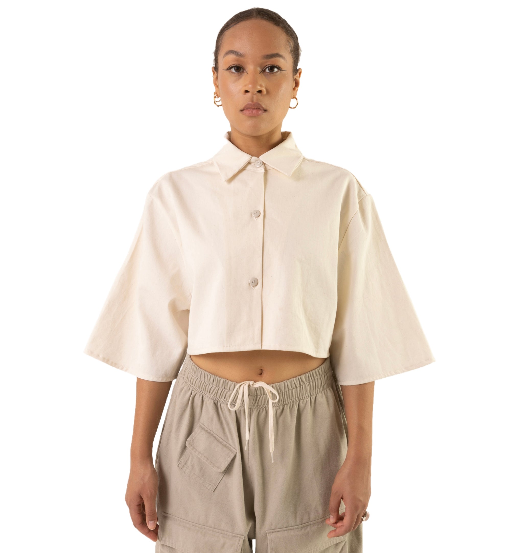 MERCY HOUSE Manaslu short sleeve shirt in natural