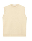 MILO AND DEXTER The wool project sleeveless sweater in cream