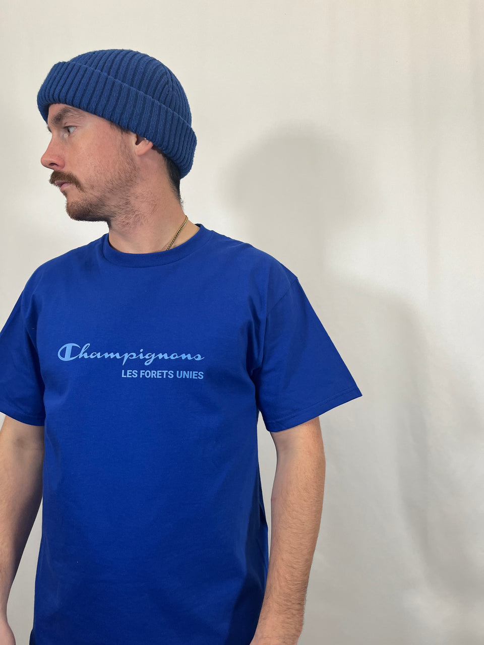 T-Shirt CHAMPIGNONS - Blue