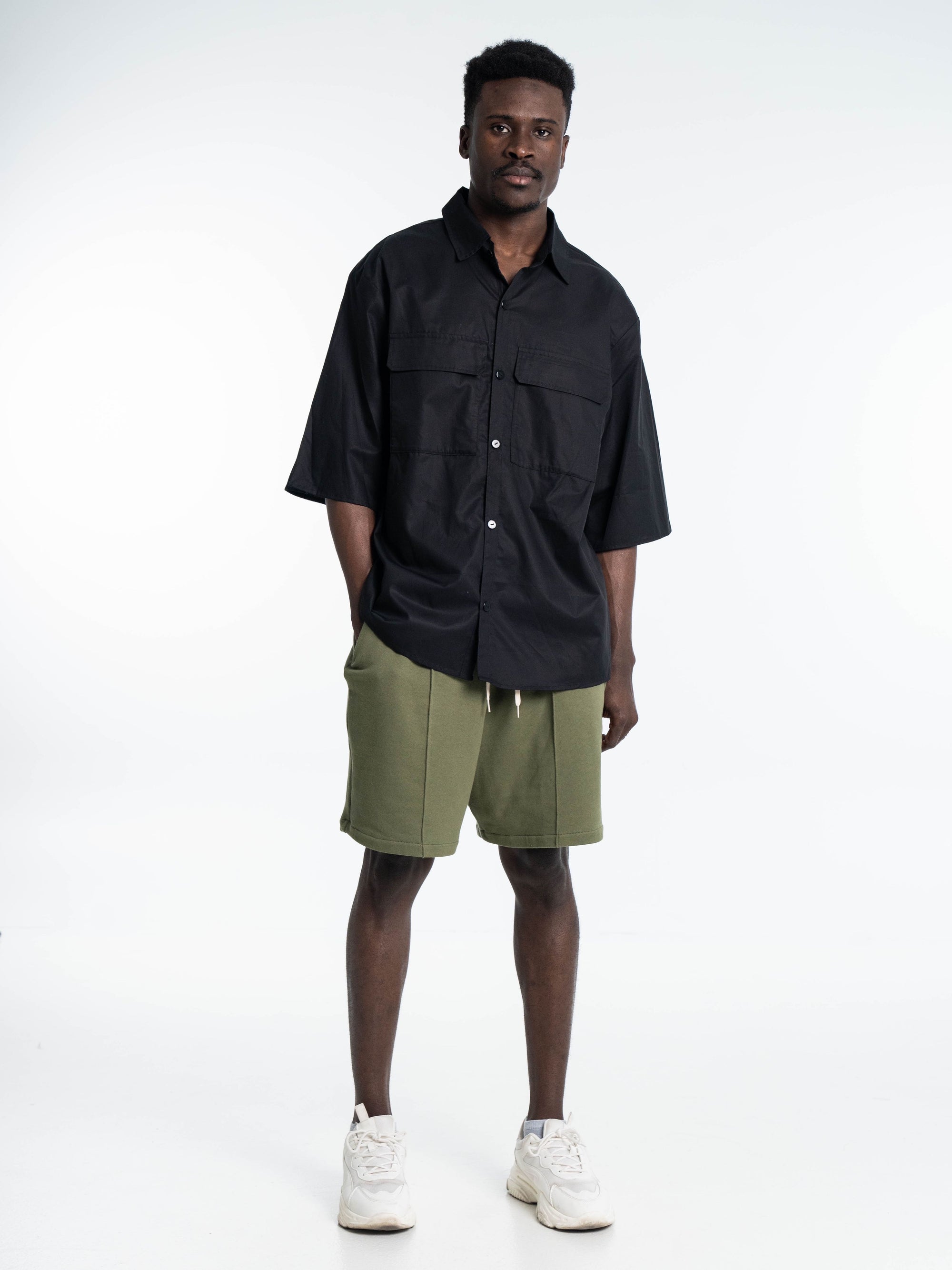 Gank Short Sleeve Shirt in Black