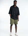 Gank Short Sleeve Shirt in Black