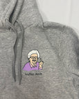 BROTHER MERLE Betty Hooded Sweater in Grey