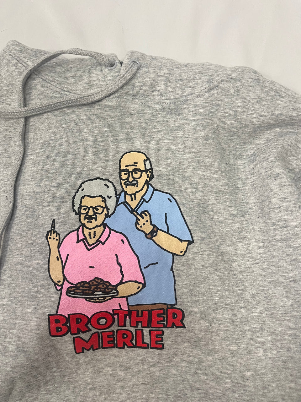 BROTHER MERLE Grandparents pull à capuche en gris