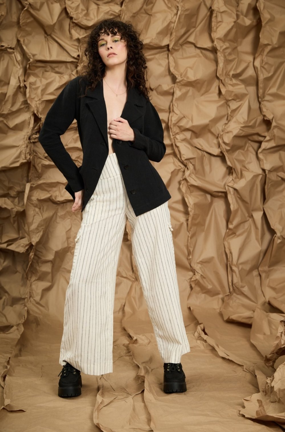 MELOW - Pantalon Maxime Ecru