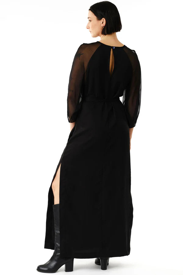 JENNIFER GLASGOW Robe Betana Noir