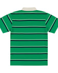 LOVIAH Striped polo shirt in green