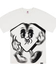 LOVIAH Blur t-shirt in white 